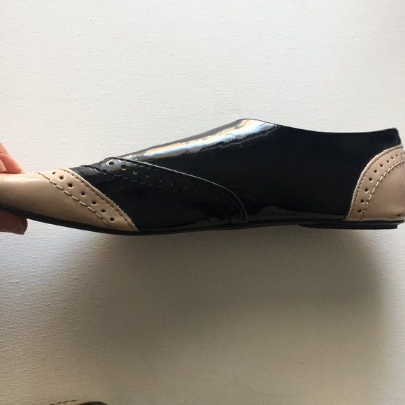 Black & Cream Fancy Pants Shoes - Picture 3 of 3